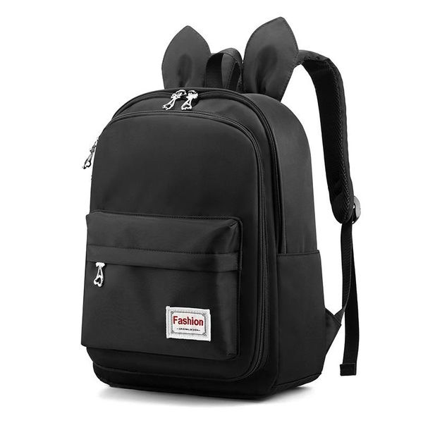 

school bags 2021 cute cartoon for girls waterproof nylon backpack schoolbag famale casual teen student bookbag ears