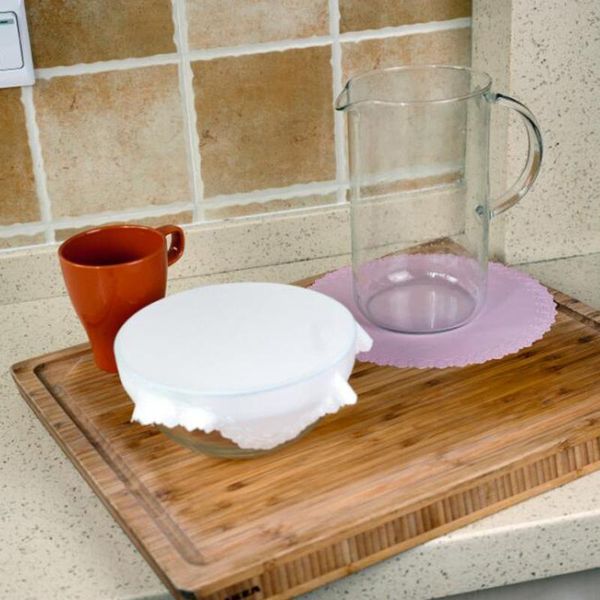 

mats & pads multifunctional silicone wrap refrigerator bowl kitchen food grade microwave oven heating lid cover