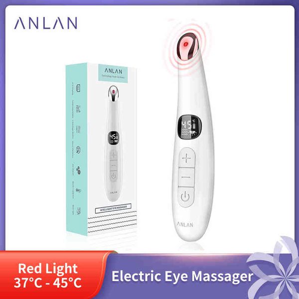 

face care devices steameranlan electric eye massager anti wrinkle aging led screen usb rechargeable device 220225