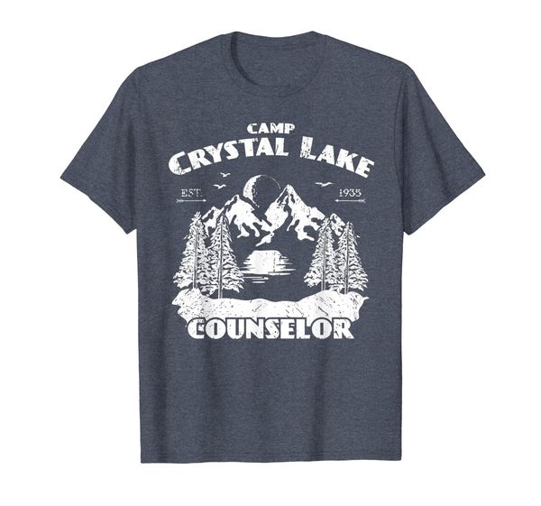 

Camp Camping Crystal Lake Counselor Vintage Gift T-Shirt, Mainly pictures