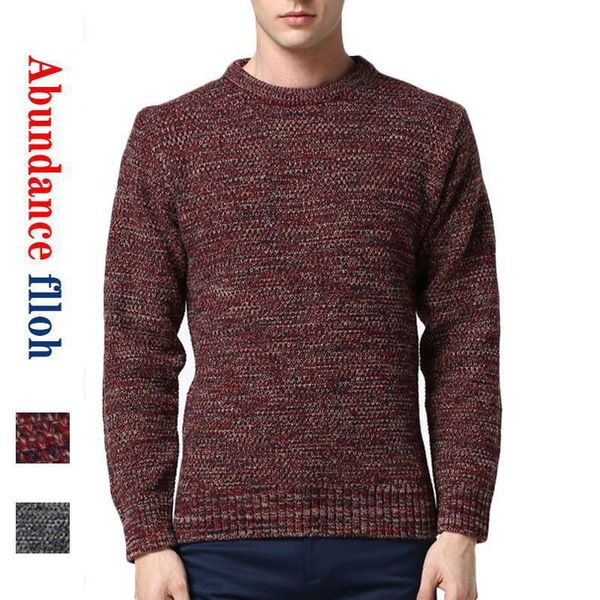 

men's sweaters solid color autumn winter men o neck pullover long sleeve casual male brand knitwear 15097 7uvq, White;black