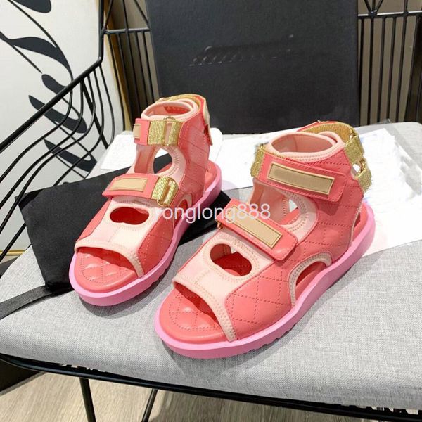 

sandals summer style fish mouth sandals women's flat bottomed sheepskin open toe fashion slippers with thick bottoms, Black