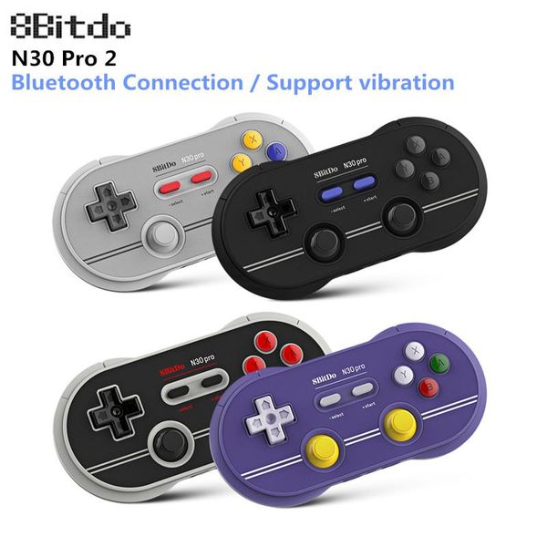 

game controllers & joysticks 8bitdo n30 pro 2 wireless bluetooth controller gamepad w joystick support for windows android macos steam switc
