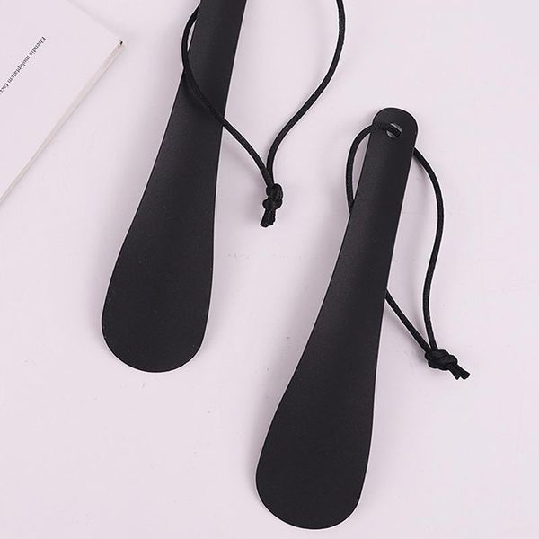 

clothing & wardrobe storage professional shoe horns black stainless steel horn spoon shape shoehorn lifter flexible sturdy slips