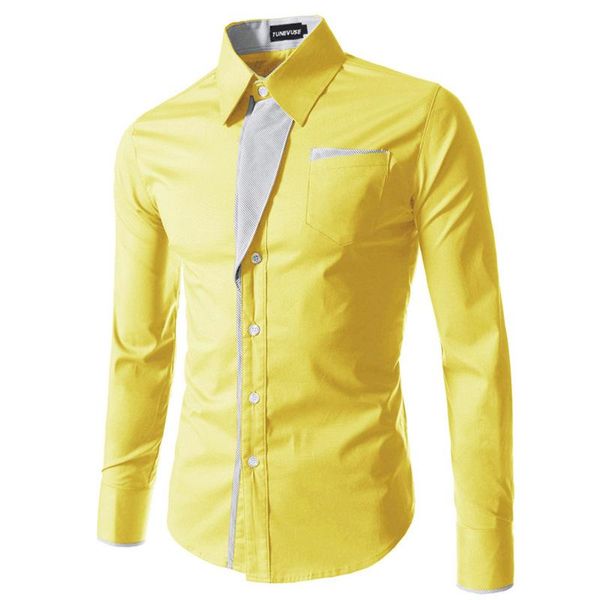 

korean slim design formal casual male dress shirt size fashion camisa masculina long sleeve men  -4xl men's shirts, White;black