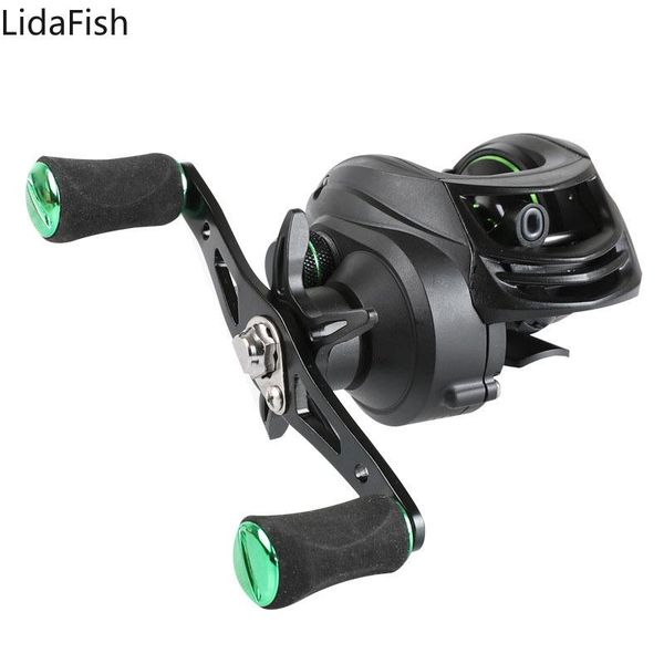 

ultralight baitcasting fishing reel 7.2:1 gear ratio left right hand metal spool 5kg drag reels