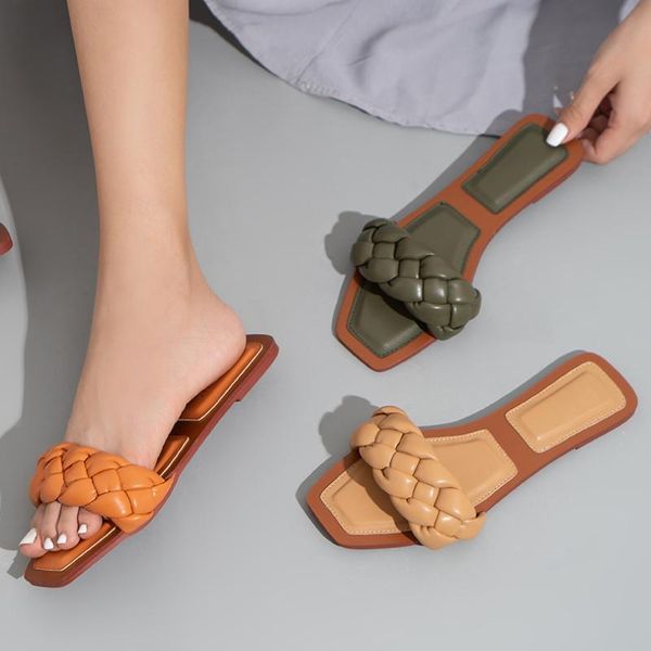 

flat bottom women sandals 2021 summer casual shoes custom slippers for, Black