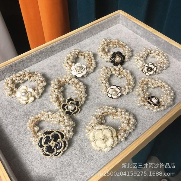 

hair clips & barrettes pearl flower chain bracelet women's headband accessories girls hairpins, Golden;silver