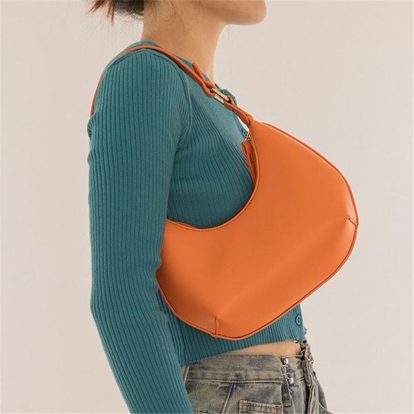 

female 2021 summer blue black pink orange one shoulder underarm bag cross body