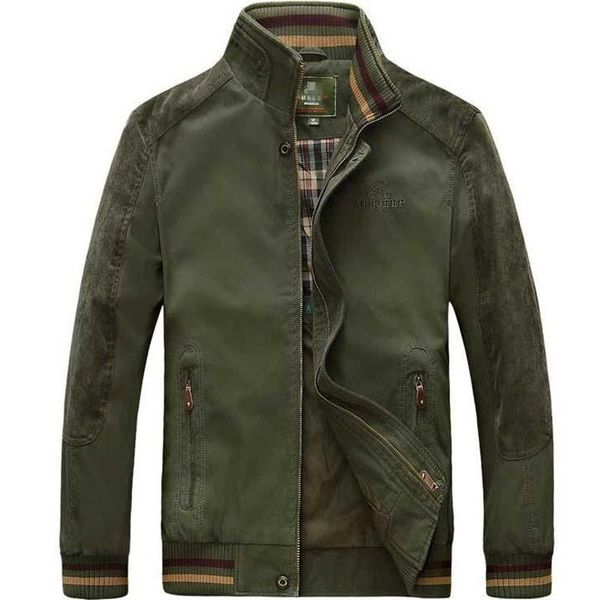 

men's jackets autumn jacket loose coat cotton plus size xxxxxl business casual man male stand outerwear menfolk, Black;brown