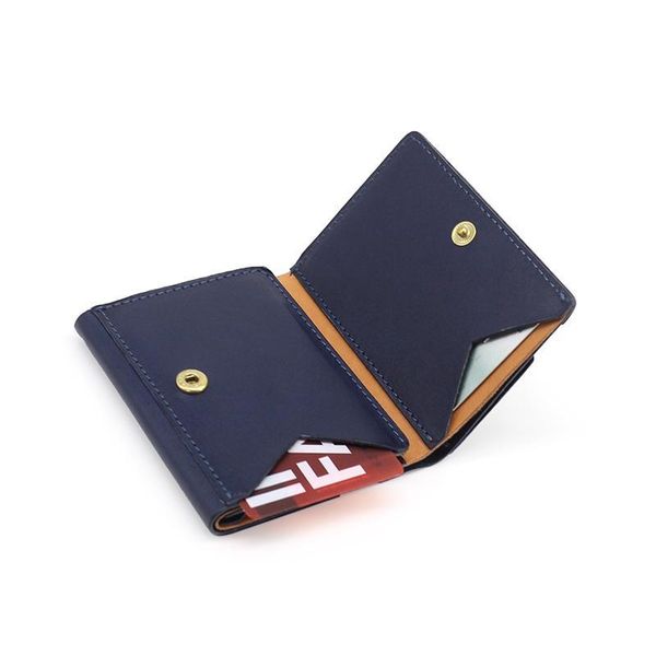

2020 fashion genuine leisure wo leather purse for men card holders wallet c6219