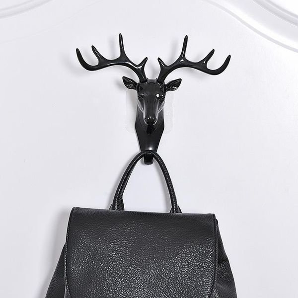 

hangers & racks cute creative antler hook wall hanging coat fitting room entrance porch decoration key holder punch