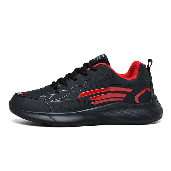 

2021 mens womens sport running shoes triple black red comfortable breathable outdoor walking jogging sneakers size 38-46 wy18-519