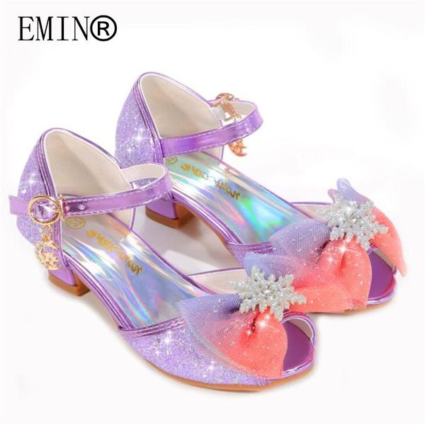 

sandals girls summer 2021 korean version of the bow princess high-heeled student shoes, Black;red