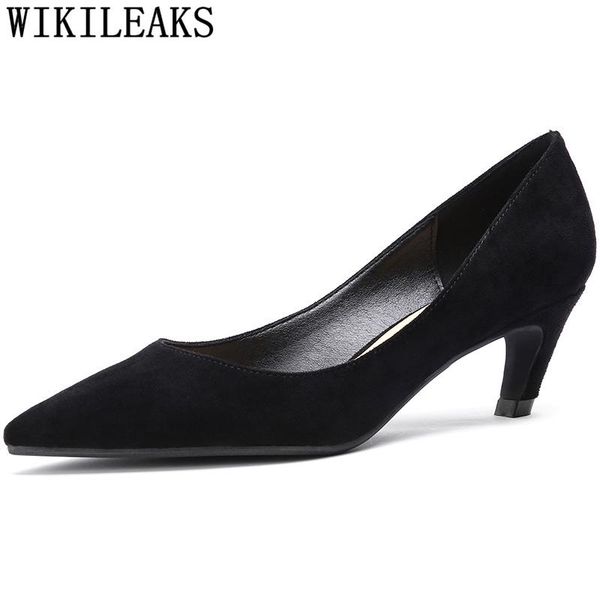

designer heels black pumps women shoes office ladies high dress pointed toe buty