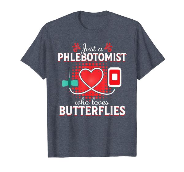 

phlebotomist shirt butterfly needle funny phlebotomy gift, White;black
