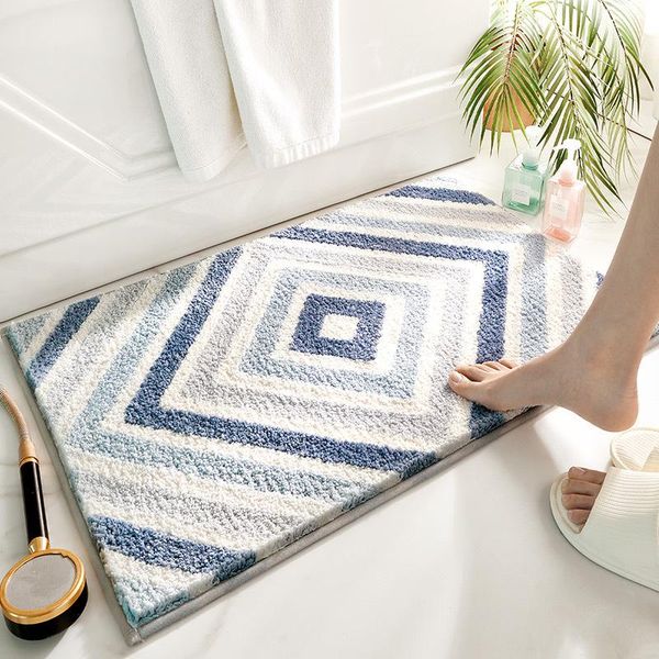 

carpets geometry pattern indoor doormat entryway door rug 50x80cm absorbent mats non slip rubber carpet machine washable room decoration