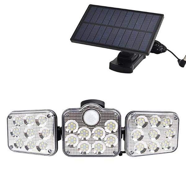 

wall lamp automatic security sensor light solar motion waterproof for home garden