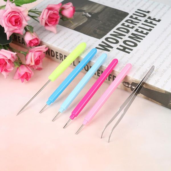 

other arts and crafts 6pcs paper diy set quilling tools tweezer needle pins slotted pen tool kit