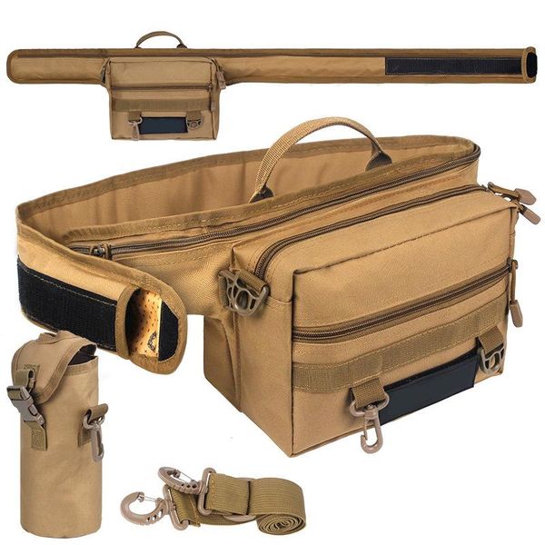 

fishing accessories multi-purpose waterproof bag large capacity fish lure shoulder for pesca portable handbag outdoor