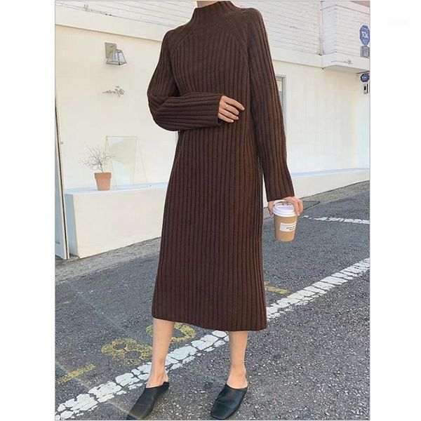 

sweater dress for women crew neck jumper casual long sleeve knit loose pullover women's sweaters, White;black