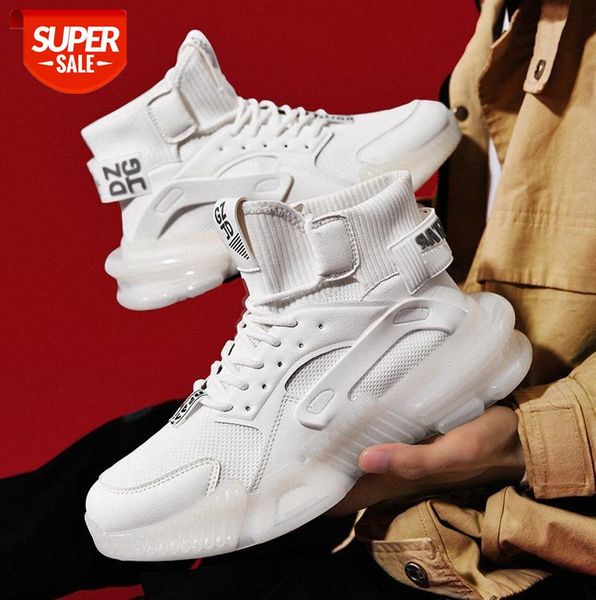 

men's shoes korean style rice flower casual sports daddy breathable high-socks #4w2o