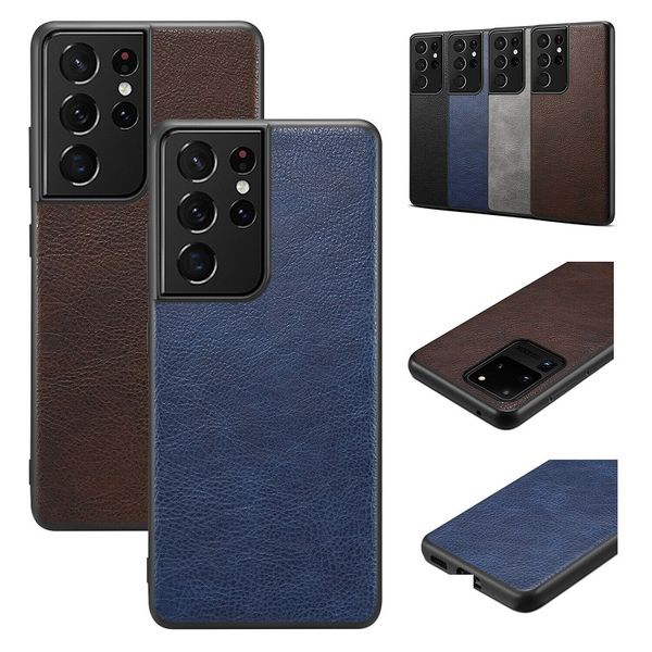 

cases for samsung s21 ultra s20 fe s10 plus note 20/10/9/8 luxury leather cover