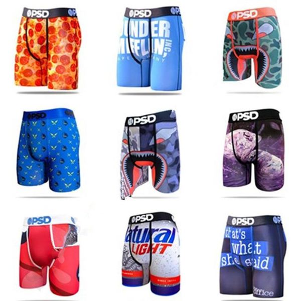 

random styles psd men's underwear boxer comfortable uunderwear men boxer hip hop rock underwear fashion quick dry panties768, Black;white