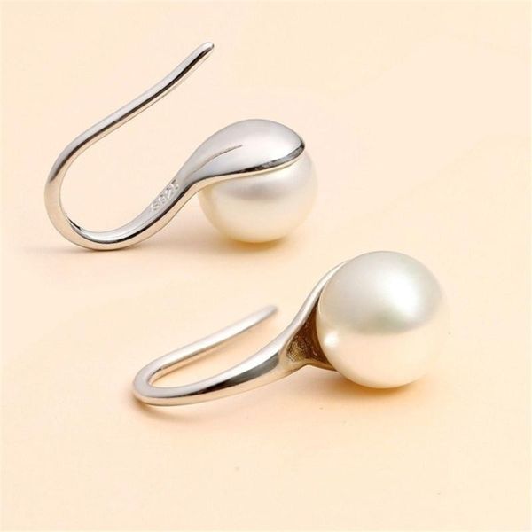 

dangle & chandelier simulated pearl earrings for women freshwater stud earring accessories geometric fashion jewelry 2021, Silver