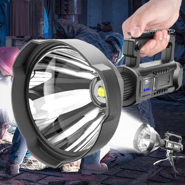 

bike lights p70 strong searchlight outdoor rechargeable led portable lamp w590-p70 bead night with tripod