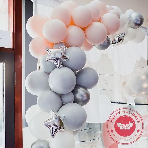 

party decoration 30-50pcs/lot gray latex balloons color macarone round 5-36inch inflatable helium birthday wholesale parties ball