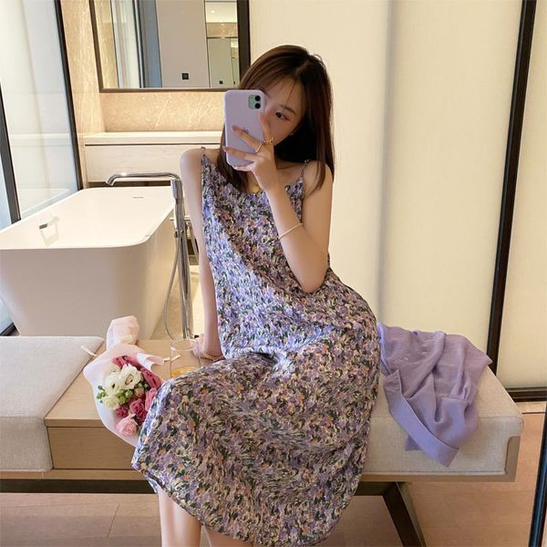 

casual dresses cmaz for women summer 2021 korean style, Black;gray