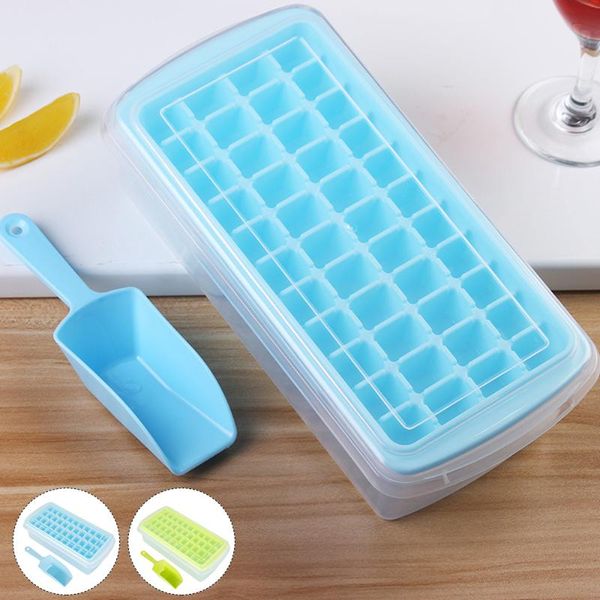 

baking moulds ice cubes trays with lid 44 grids mold containers easy release reusable maker creative for cocktail whiskey