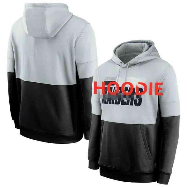 

las vegasraidersmen women youth silver black sweatshirt sideline lockup performance pullover football hoodie, Black;red