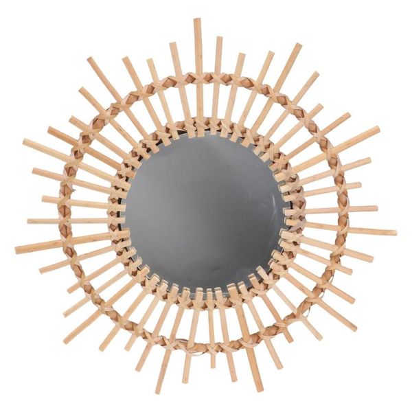 

mirrors 1pc wall hanging makeup mirror decorative household cosmetic khaki