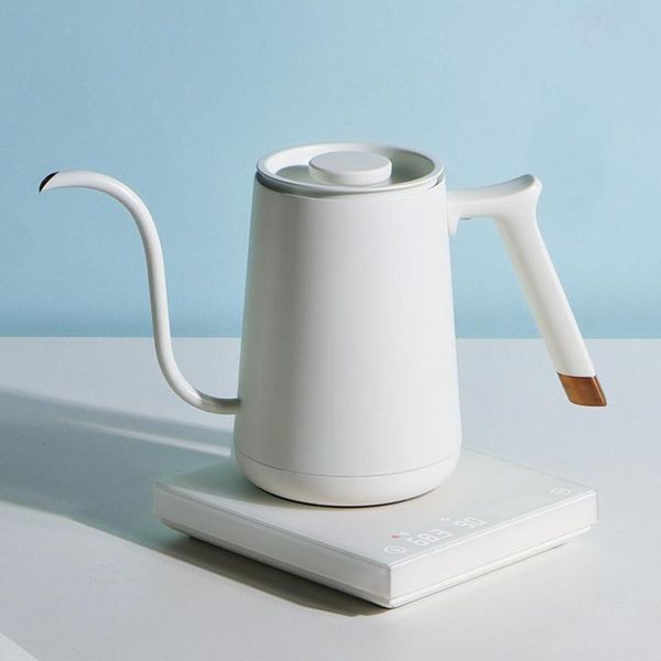 

electric kettles 220v smart pour over kettle temperature control gooseneck variable hand brew coffee pot maker 600ml/800ml