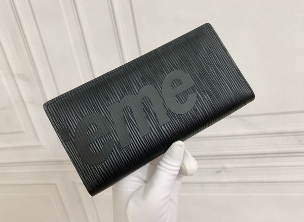 

2021 fashion flowers designer wallets luxurys men women leather bags classic letters key coin purse original box plaid card holder m67540, Red;black