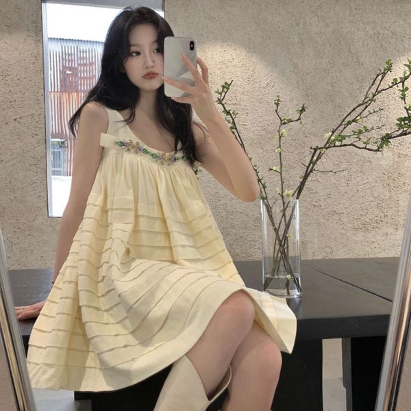 

party dresses suspender women's summer 2021 french age reducing pompous short gentle wind skirt temperament dress fashion gpbu, White;black