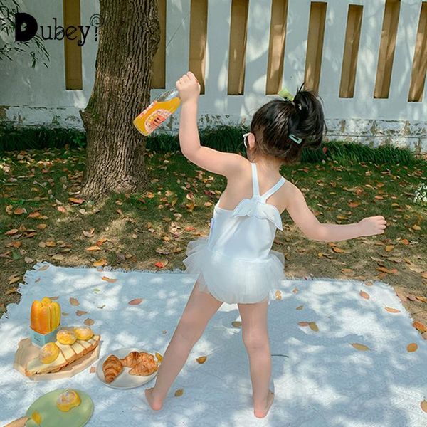

girls swimwear white suspender swim baby wear toddler girl bathing suit halter swimsuit swimming bikini one-pieces, Black