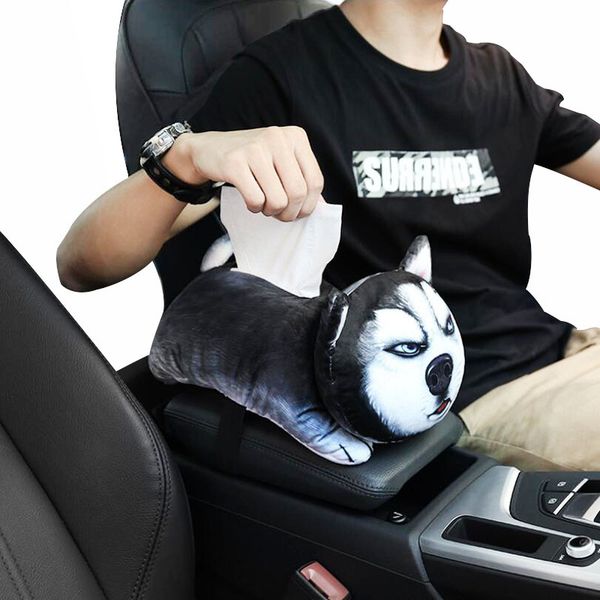 

1 pcs creative cartoon animal tissue general motors parts interior decoration napkin carton tissue box for car seat