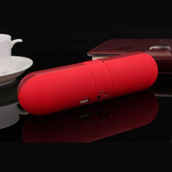 

wireless bluetooth speaker shape portable card outdoor play music handscall features speakers