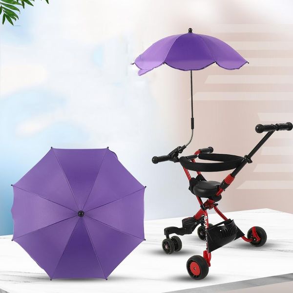 

stroller parts & accessories baby umbrella nylon anti-uv sun canopy cover children pram sunshade kids fold parasol adjustable