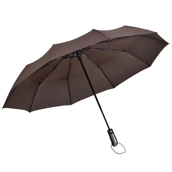 

umbrellas three folding automatic umbrella rain women auto luxury big wind resistant windproof men uv protection