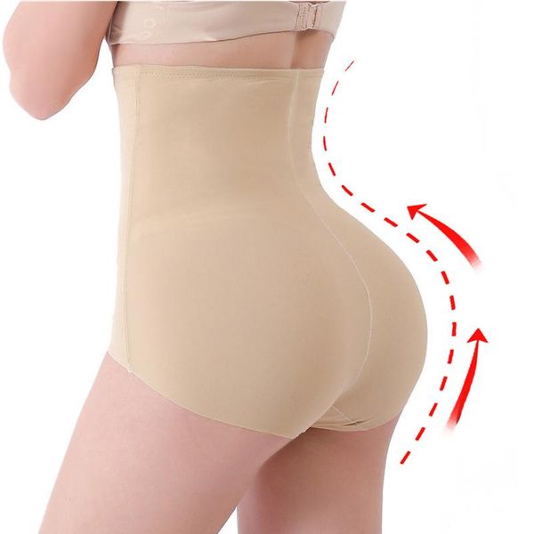 

women's shapers high waist women underwear seamless panties tummy belly control body shaper lingerie pant slimming intimates, Black;white