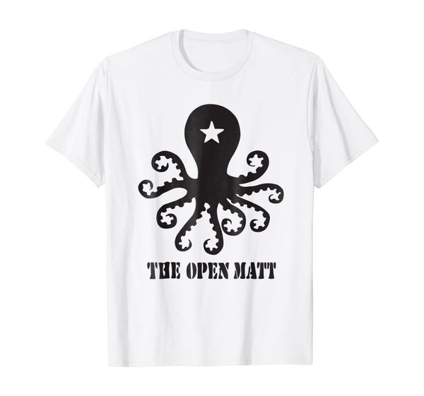 

the open matt - nuevopus original t-shirt, White;black