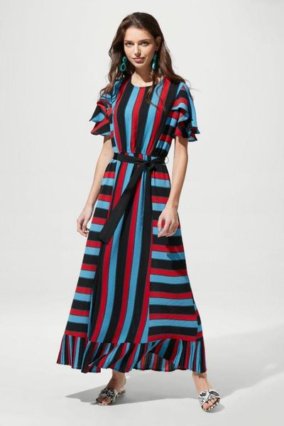 

design striped patchwork dress v145 casual dresses, Black;gray