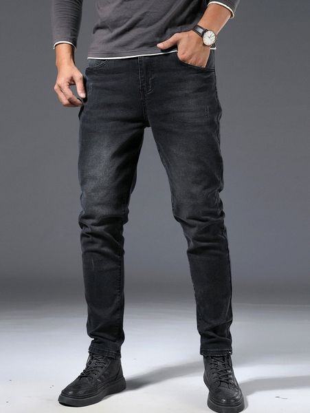 

men slant pocket jeans z92v#, Blue