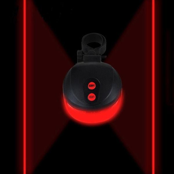 

bike lights bicycle light led rear and laser safety lane taillight mountain warning
