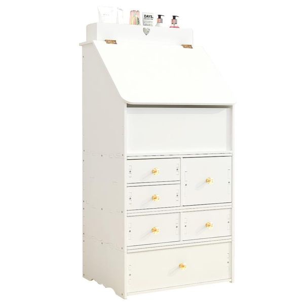 

storage boxes & bins wooden makeup organizer box bathroom cosmetics for storing large capacity drawer