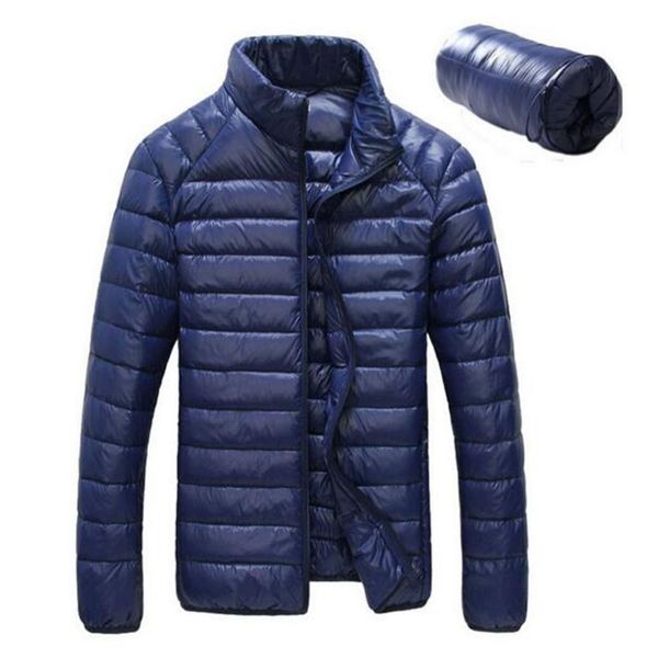 

men's duck feather ultra light outdoor sports et, winter, 90%, Black